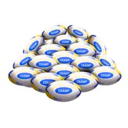 STRADIA "CHAMP" Size 2 Rugby League Ball – "MIDI Series Rugby Ball for Beginners and Souvenirs" – Pack of 20 with FREE Mesh Storage Bag