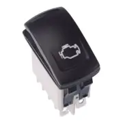 APEM Engine Latching Red 12V LED Automotive Rocker Switch DPDT IP68