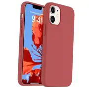 Shockproof Designed for iPhone 12 Mini Case, Food Grade Liquid Camellia