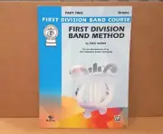 Drums Percussion - First Division Band Book Method Part 2 New old Stock
