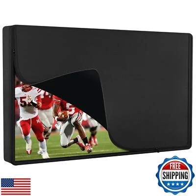 EZ-DONGTENG Outdoor Waterproof and Weatherproof TV Cover 65-70 Inch with Zipp
