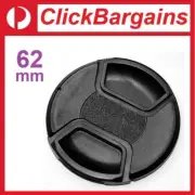 62mm Snap-On Camera Front Lens Cap Cover + Rope / 62 mm for Canon Nikon Sony etc