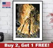 Terminator Endoskeleton Poster 18" x 24" Print Wall Art