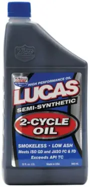 Lucas 2 Cycle Semi Synthetic Motor Engine Oil 1qt Polaris Fusion 900 05-06