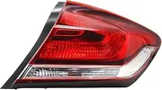 Outer Tail Light Side Assembly ，Compatible for Civic Sedan 2013-2015(Right)