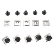 10Pcs/Set Under Engine Cover Screw Undertray Retainers Clips for Audi A4 1995-01