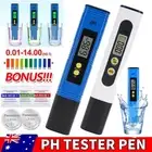 PH Meter Tester Pen Digital Portable Aquarium Water Monitor Pool Hydroponics Kit