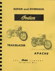 Indian / Enfield Motorcycle ~ Trailblazer ~ Apache ~ Repair Manual ~ Reprnt