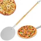 Pizza Turning Peel Detachable Turning Pizza Spatula with Wood Handle ☣☣