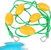 JIEBWCHA Pool Divider | Safety Rope with Floats,Pre-Assembled 16.4ft Tubing Supplies Floating Strong Buoyancy Conspicuous Replacement Part for Section Off