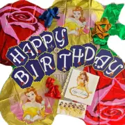 NEW Beauty And The Beast HUGE Birthday Decor Kit Mylar Roses & Belle 41pc Disney
