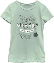 Kids' Little, Big Harry Potter and The Deathly Hallows Wizard Training Girls Short Sleeve Tee Shirt