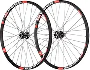 AM DH Enduro Bike Double Wall Rims 26" 27.5" 29" Wheelset Front & Rear Mountain Bike Wheels, Compatible with 8-12 Speed Cassette Disc Brake Wheel Set Quick Release