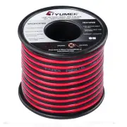 40 Feet 18 AWG Gauge 2 Conductor Stranded Red Black Car Home Stereo Speaker A...