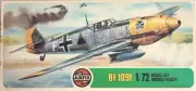 Airfix 1/72 Series 2. Messerschmitt Bf109E Airplane Model Kit (#02048)
