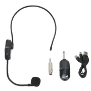 2.4G Wireless Microphone Headset 160FT Range Mic System For Teach Outdoor-Speech