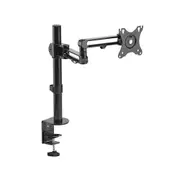 Brateck Articulating Aluminum Single Monitor Arm Fit Most 17'-32' Montior Up to 8kg per screen VESA 75x75/100x100 LDT30-C012