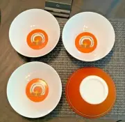 Snoopy Pottery Barn peanuts Bowl holiday party Thanksgiving Disney school SET 4
