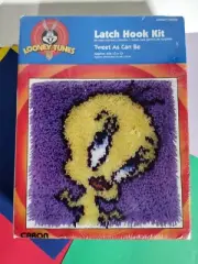 Looney Tunes Tweety Bird Latch Hook Kit Tweet As Can Be LT0028 NEW SEALED 2001