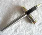Perfect Steel Parker Sonnet Rollerball Pens Fine Nib Black Ink Refill No Box