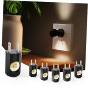 6 Pack LED Night Lights with Dusk to Dawn Sensor, 3000K Soft White, Plug in