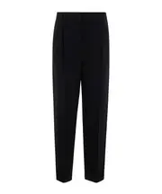 straight-leg cady trousers IT40 Black