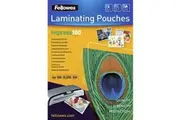 Fellowes Impress Laminating Pouch Gloss 100 Micron A4 Clear Pack 100