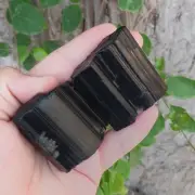 Super Quality Lustrous Black Tourmaline 2 Pieces,Black Tourmaline Crystals