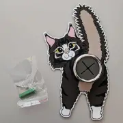 Funny Cat Hook Coat Hanger Sticky Coat Hook Towel Rack Creative Storage Rack