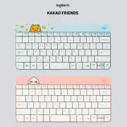 Kakao Friends Korea & Logitech K240 Nano Wireless Bluetooth Computer PC Keyboard