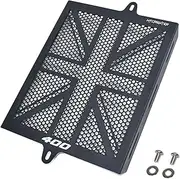 MTCRIGHTER Thickened Radiator Grille Guard Mudguard Compatible with Triumph Speed 400 Scrambler 400X 2024 2025, Aluminum Made