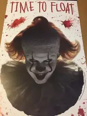 NEW "IT" CHAPTER 2 PENNYWISE GLASS GRABBERS 5 PIECES AMSCAN 18" X 11"