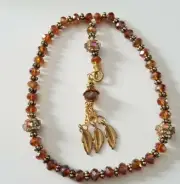 New Tasbih Exclusive Hand Made Bronze Tasbeeh Crystal Tasbih 33 Beads