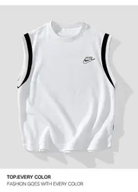 在飛比找Yahoo!奇摩拍賣優惠-【高品質】Nike耐吉耐克無袖衫 男生T恤無袖背心 字母壓花