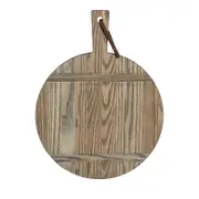 J. k. Adams Ash Wood Medium Round Serving Board