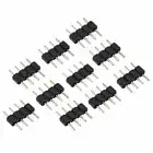 10X 4 PIN RGB LED STRIP LIGHT CONTROLLER CONNECTOR CONNECTION ADAPTER 3528 5050