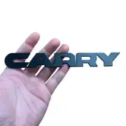 Suzuki Carry CARRY Emblem - Laser-Cut Metal Decal - Powder-Coated Black - Ultima