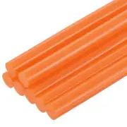 Mini Hot Glue Sticks for Glue Gun 0.27-inch x 8-inch Orange 6pcs