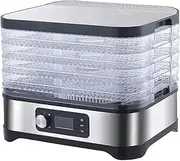 Food Dehydrator Machine for Fruit Dehydrators Food Fruit Dryer with 5 Large Trays Bpa Free for Fruit/Veg/Meat/Herbs/Seeds