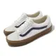 【VANS】休閒鞋 Old Skool VR3 男鞋 女鞋 膠底 白 藍 皮革 帆布 環保材質(VN0005UBYY2)