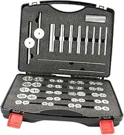 Totority 1Set Wear Resistant Bike Bearing Installation Kit Complete Repair Tools Set for Wheel Hub Bottom Bracket Durable Easy to Use Includes Storage Box for Convenient Carrying
