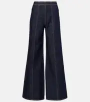 [Ulla Johnson] Ulla Johnson Bianca high-rise wide-leg jeans 31 blue
