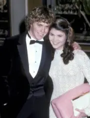 Christopher at kins & Lori Loughlin at the Golden Globe Awar - 1981 Old Photo