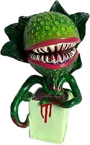 Horror Piranha Plant Flower Statue, Cannibal Flower Sculpture, Piranha Plant Garden Decor, Resin Plant Craft Ornament, Garden Statue Decoration, for Indoor Outdoor Home Office Desk Decor