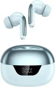 Bluetooth 5.3 Headphones with Noise Cancelling Mic, 48H Playtime Bluetooth