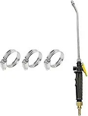 Garden Watering Wand, Sprayer Lance Replacement, 3/8 Spray Nozzle Garden Hose Sprayer Wand, for Car Wash, Flower Watering, Pet Bathing-72cm