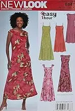 Newlook 6347 Misses' Sewing Pattern Dresses, Size 10-12-14-16-18-20-22