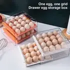 Storage Container Egg Holder Double-layer Stackable Refrigerator Box