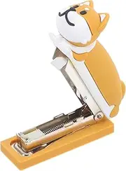 STOBOK Handheld Staple Tool Dog Shape Boys and Girls College Supplies Versatile Mini Office Stapler Portable Desktop Stapler Stylish