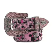 Waist Belt Women Decorative Belt for Pants Shorts Fashion Studded Belt